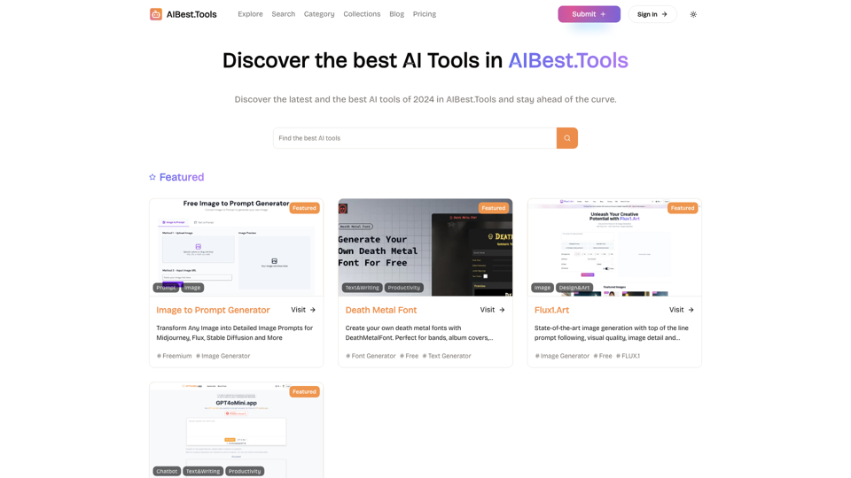 AIBest.Tools: Your Guide to Top AI Tools