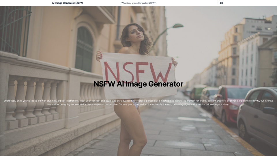NSFW AI Image Generator - Unleash your Creativity with AI