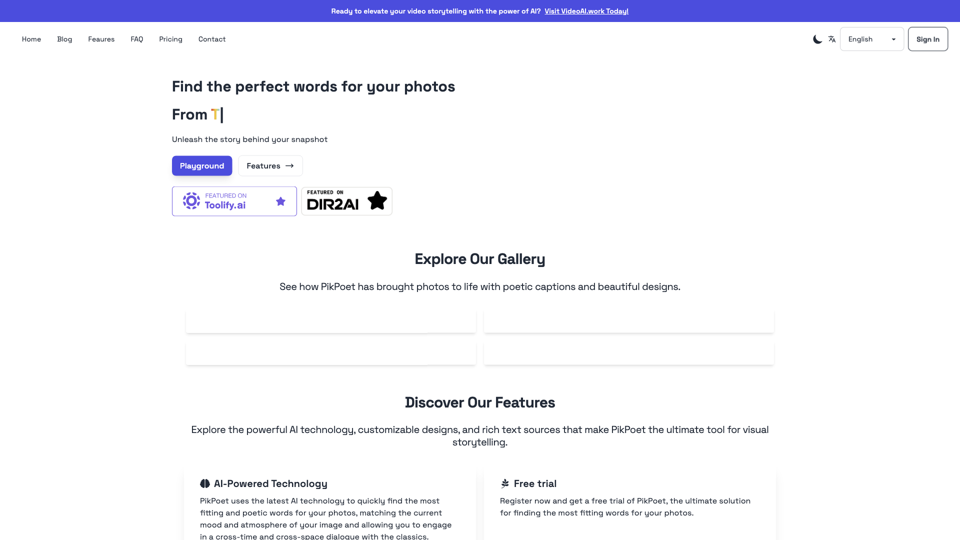 PikPoet: Perfect Captions for Your Photos