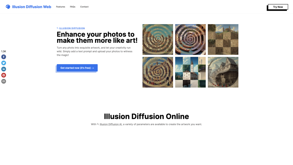 Illusion Diffusion: Free AI Art Generator