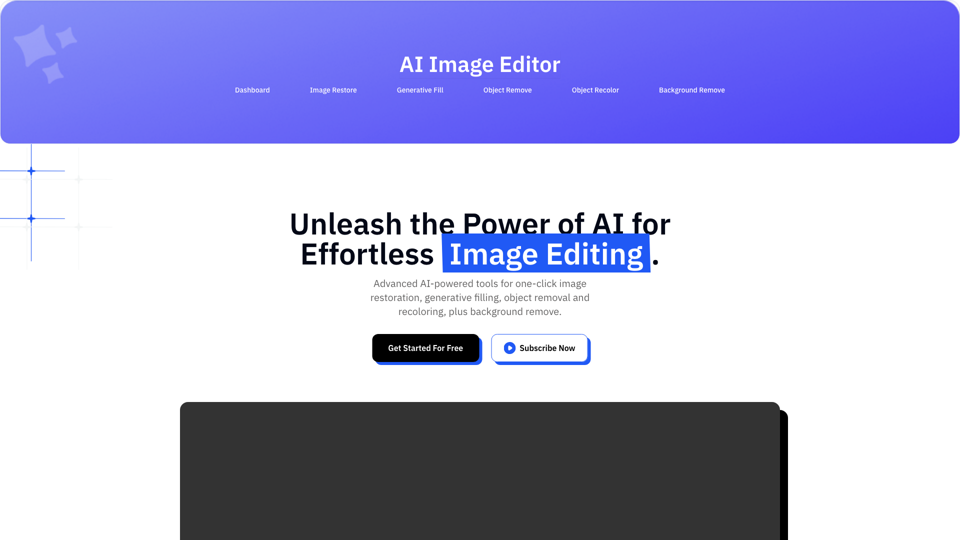 AI Image Editor: Effortless Image Enhancement