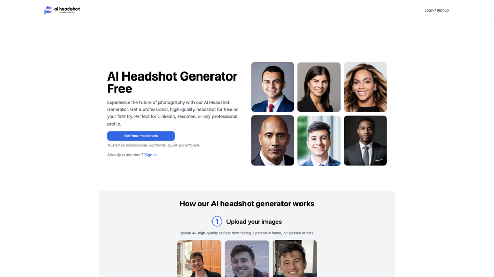 Free AI Headshot Generator: Create Yours