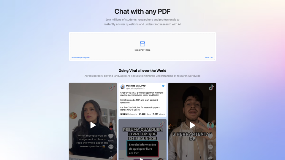 ChatPDF: Effortless PDF Conversations