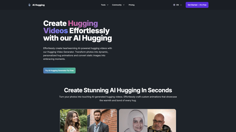 Create Heartwarming AI Hugging Videos