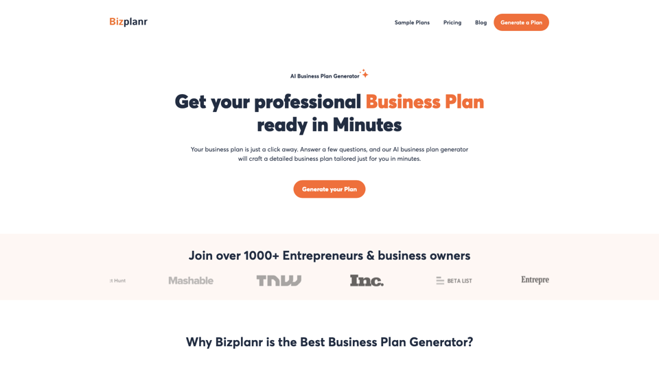 AI Business Plan Generator: Create Your Plan in Minutes