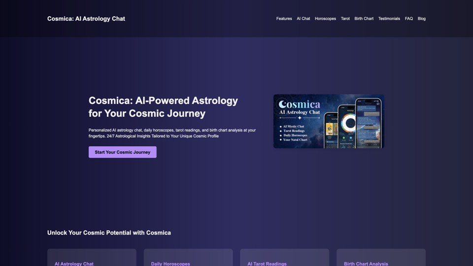 Cosmica: Your AI Astrology Advisor