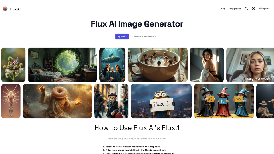 Flux AI: 强大的图像生成工具