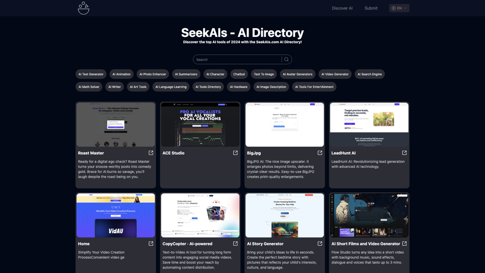 SeekAIs: Your AI Tool Directory