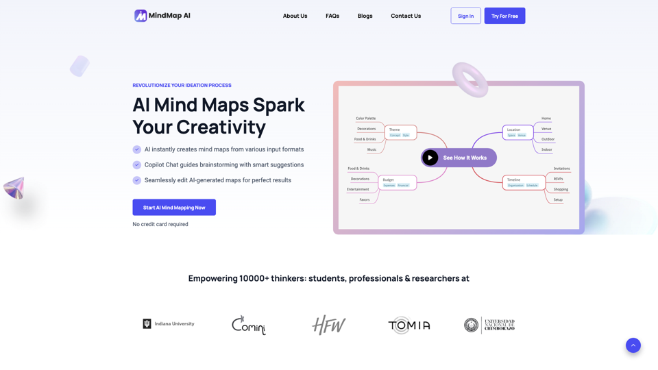 MindMap AI: Create AI-Powered Mind Maps Instantly