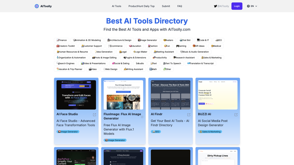 Discover Top AI Tools at AIToolly