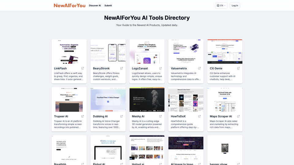 Discover Top AI Tools Daily at NewAIForYou