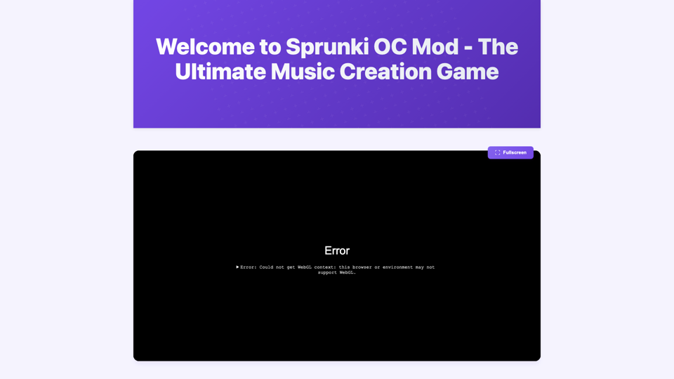 Sprunki OC Mod - Create Custom Characters & Mix Music Online | Official Site