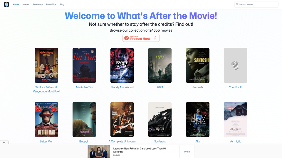 What's After the Movie? - Discover Movies, Reviews, and More