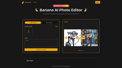 Banana AI: Nano Image Editor with Text-Based Edits