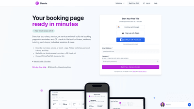 AI-Powered Class Booking for Instructors | Classta Setup