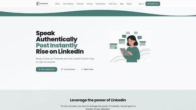 Contentide: AI-Driven LinkedIn Content Creator