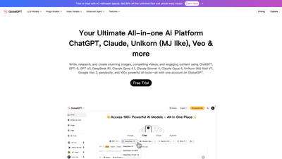 GlobalGPT: All-in-One AI Studio for Writing, Images, and Video Production