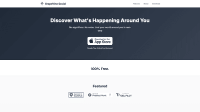 GrapeVine Social: Local Pulse in Real Time