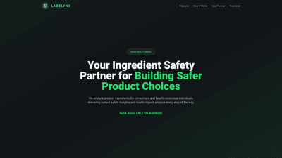 Labelynx: Ingredient Safety Partner for Compliance