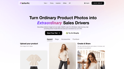SellerPic: AI Fashion Models & Product Image Generator