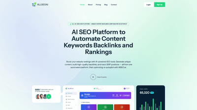 AllSEO.ai: AI SEO Platform for Auto Keywords, Backlinks & Rankings AllSEO.ai: AI SEO Platform for Auto Keywords, Backlinks & Rankings