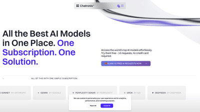 Chatronix.ai: Multi-AI Platform with 550+ Prompts for Biz, Marketing & Education Chatronix.ai: Multi-AI Platform with 550+ Prompts for Biz, Marketing & Education