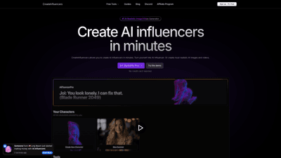 Develop AI Influencers: Build and Monetize with AI creators Develop AI Influencers: Build and Monetize with AI creators