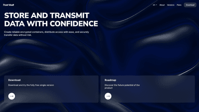 Trust Vault: secure data storage & transfer solutions Trust Vault: secure data storage & transfer solutions
