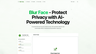 BlurFace AI: Privacy & Anonymization Tool BlurFace AI: Privacy & Anonymization Tool