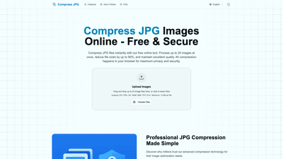 Free Online JPG Compressor — Fast Image Reduction Tool Free Online JPG Compressor — Fast Image Reduction Tool