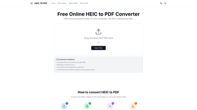 HeicToPDF: Free HEIC to PDF, JPG, PNG Converter HeicToPDF: Free HEIC to PDF, JPG, PNG Converter