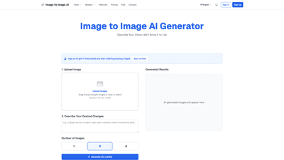 Image to Image AI: Free Online Generator & Editor