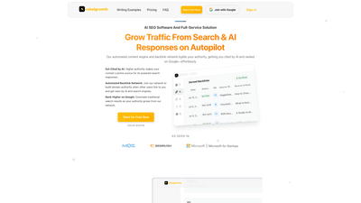Rebelgrowth: AI SEO for Auto-Pilot Traffic Growth