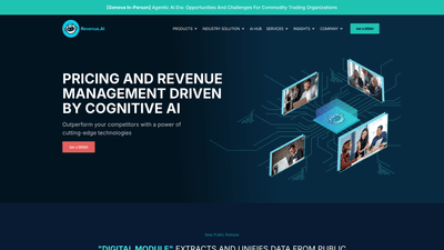 AI-Powered Revenue Management & Pricing Solutions AI-Powered Revenue Management & Pricing Solutions