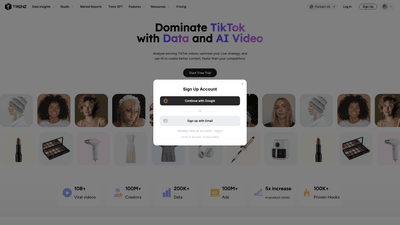 Trenz: TikTok Shop Insights & Analytics Hub Trenz: TikTok Shop Insights & Analytics Hub
