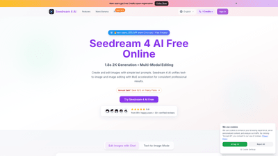 Seedream 4 AI: 1.8s 2K Text-to-Image & Edit