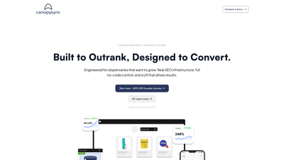 Cannabis Dispensary Ecommerce Platform by Canopysync