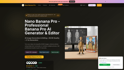 Nano Banana Pro 2.0 AI - Google Image Editor Gemini 3 Pro