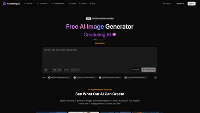 Free AI Image Generator Online | Createimg.ai Alternatives