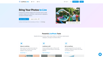 LivePhoto.video: Convert Videos to Live Photos & Dynamic Images